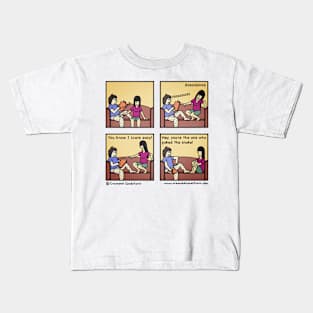 Poked the snake Kids T-Shirt